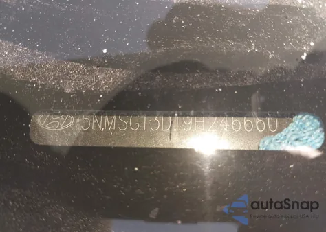 2009 Hyundai Santa Fe Gls from USA, damaged, VIN 5NMSG13D19H246660